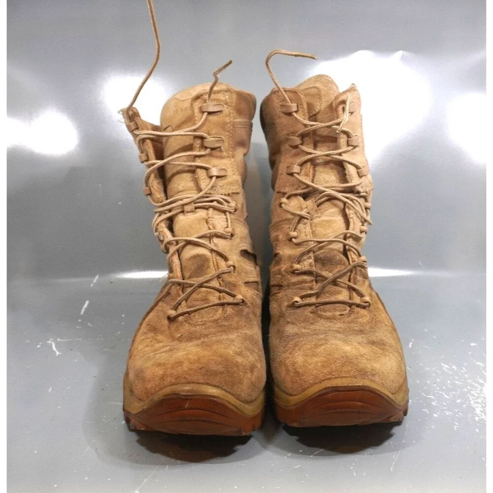Bates E01450 M8 Hot Weather Tactical Desert Boots Men’s 12.5 N Vibram Tan USMC